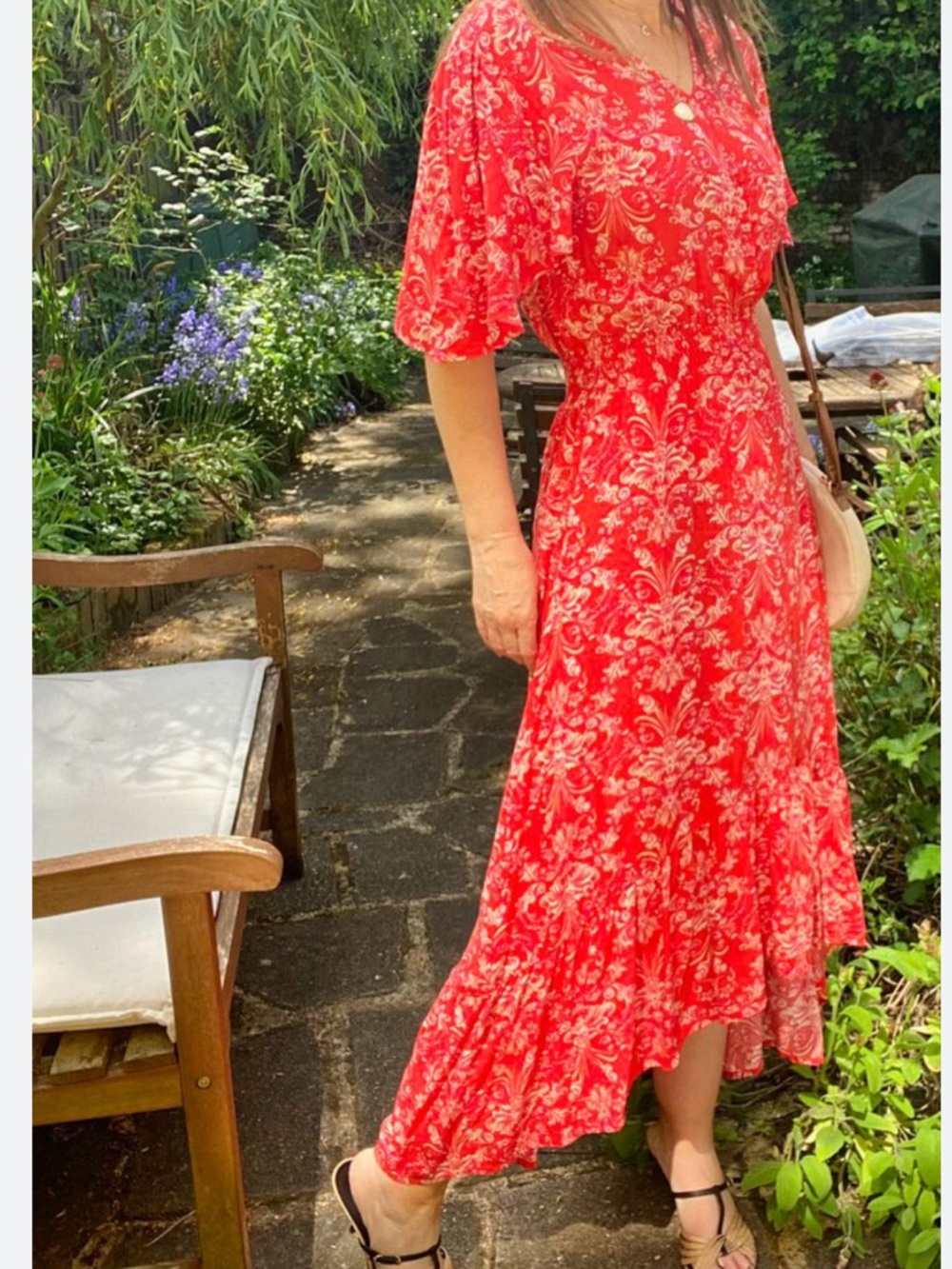 Floral Midi High Low Dress ✨